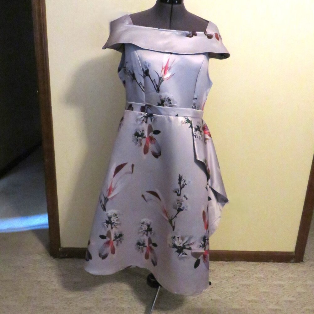 StyleWe Elegant Floral Midi Party Dress – Size 12/14 -  NWT